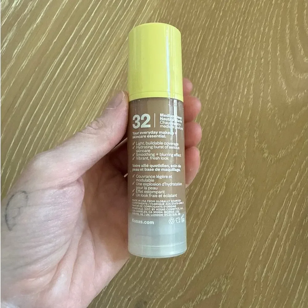 Kosas BB Burst Tinted Gel Cream Shade 32 Medium Deep Neutral Warm